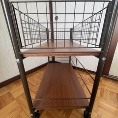 収納ラック　ワゴン　キャスター付き　押入れ収納の画像