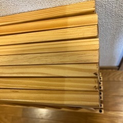 ベビーサークル　木製の画像