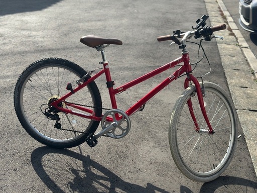 FIATクロスバイク レッド26インチ