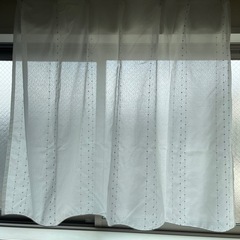 ユニベール 防炎カーテン+レースカーテン② 145cmの画像