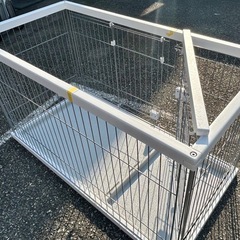 トイレのしつけができるドックルームサークル　ペットゲージ　の画像