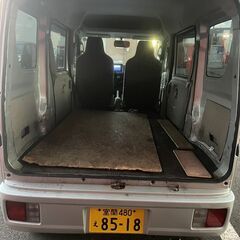 ナスビ様と商談中マツダ スクラム貨物用バン　ワンオーナ　車検R9.3月「TVナビ付」の画像