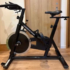 LEADING EDGE フィットネスバイク ブラック　スピンバイク
の画像