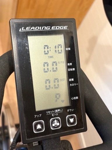 LEADING EDGE フィットネスバイク ブラック　スピンバイク
