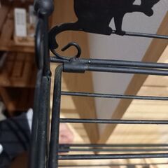 ⚠️値引き対応不可⚠️猫デザインラック(折り畳み式)(スパイスラックなどに)の画像