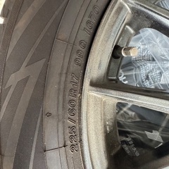 30アルファード　17インチホイール　スタッドレスタイヤ付き４本セットの画像