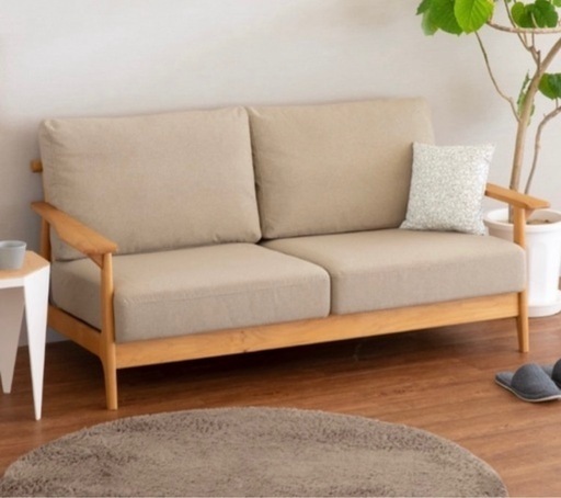 北欧風ソファ2.5人掛け