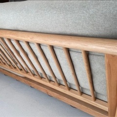 北欧風ソファ2.5人掛けの画像