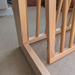 木製ペットサークル　95.5cm×125cmx65.5cm(高さ)　折り畳み の画像