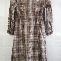 美品　ワンピース　エムズエキサイト チェック ダブルブレスト の画像