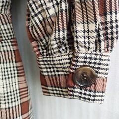 美品　ワンピース　エムズエキサイト チェック ダブルブレスト の画像