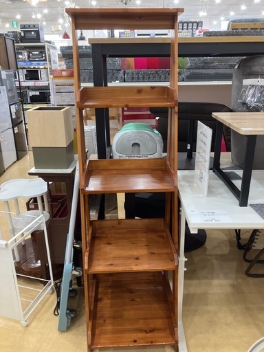【軽トラック貸出有】シェルフ　unico ｷｽﾞ有　ブラウン　FUSTA I adder shelf L 廃盤