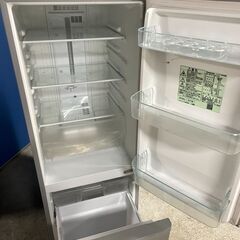 【現状品】Panasonic 2ドア冷蔵庫 NR-B179W-S 2017年製 通電確認済み 格安 早い者勝ち 引取歓迎 配送OKの画像