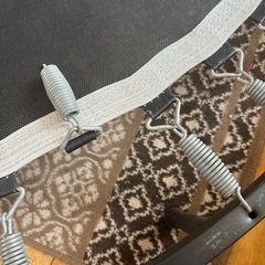 年内に処分します-ジャンク品大きなトランポリン １５０cmの画像