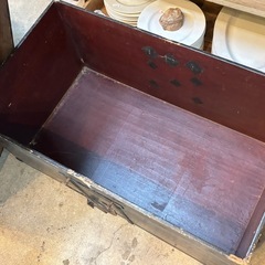 昭和レトロ 古い木箱 ディスプレイやインテリアにの画像