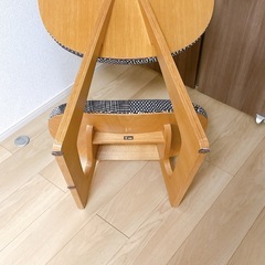 SOU・SOU×天童木工 低座イス／間がさね 墨色の画像