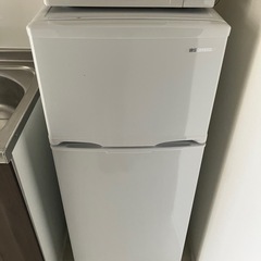 アイリスオーヤマ ホワイト 幅48cm IRSD-12B-W 2ドア 右開き 直冷式 新生活 一人暮らし の画像