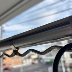 【５日まで限定】ニトリ 物干し竿　洗濯　伸縮式　屋外　ステンレス製　　の画像