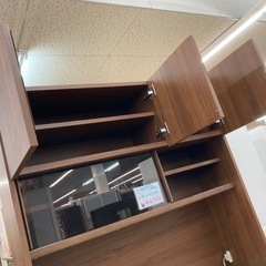 リユースマン倉敷、キッチンボード、ブラウン、収納、棚
の画像