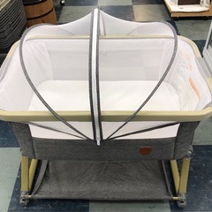 ジモティ割引有★【ジャングルジャングル岸和田店】ベビーベッド Dulumer 折り畳み　南大阪 岸和田市 貝塚市 泉佐野市 和泉市 忠岡町 熊取町の画像