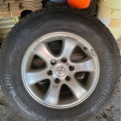 265/65r17　4本セット　ランクル　プラド　スタッドレス　純正ホイール　17インチ　139.7　　の画像