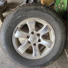 265/65r17　4本セット　ランクル　プラド　スタッドレス　純正ホイール　17インチ　139.7　　の画像