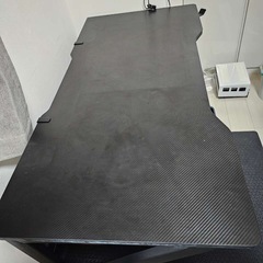 パソコンデスク 学習デスク K字 ブラックの画像