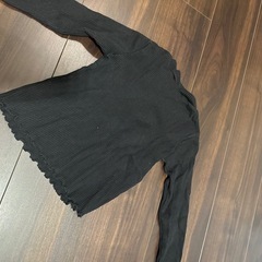 Gu トップス　長袖シャツ 黒 カットソーの画像