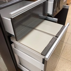 リユースマン倉敷、キッチンカウンター、グレー、収納、の画像