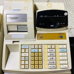 　訳あり！レジ　2個　セット！　レジスター　平成レトロの画像