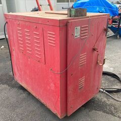 ※ジャンク品　【動作確認未・点検整備なし・現状渡し】　岡常歯車製作所　POWER HOT　温水高圧洗浄機　TR-50　TR-50H　高圧洗浄　洗浄器　洗浄機　農機具　農業　農家　富山　石川　福井　北陸の画像