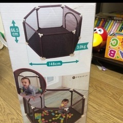 洗える　ソフトベビーサークルの画像