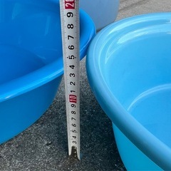 60ℓ 特大丸バケツ漬け物容器、たる、たらいの画像