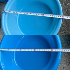 60ℓ 特大丸バケツ漬け物容器、たる、たらいの画像