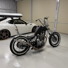 YAMAHA SR400   チョッパーフルカスタム　　実働検無しの画像