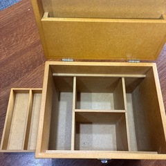 木製 救急箱 FIRST AID 薬箱 収納ボックスの画像