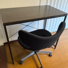 椅子と机を無料で差し上げますの画像