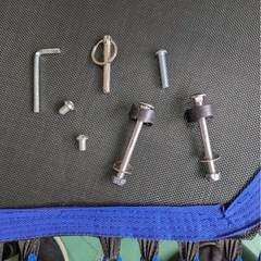 【中古】大阪引取限定　ハンドル付トランポリン　trampoline-500　家庭用エクササイズマシーン　ハンドル付【KNL1F003】の画像