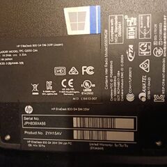 HP ミニPC　モニター　スピーカーセットの画像