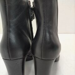 GEOX ジェオックス レディース ブーツ  ショートブーツ ブラック 黒 37 未使用 長期保管  ヒール 通気 防滑 251202-10Aの画像