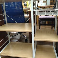 【ジモティー割あり】【ジャングル守口店】キッチンﾗｯｸ ﾅﾁｭﾗﾙの画像