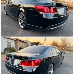 【茨城】トヨタ 210 クラウンアスリートハイブリッド S レザーシート work20ホイール 車検R9年10月の画像