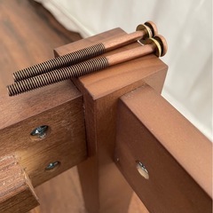 ✨美品✨ ニトリシングルベッド フレーム/マットレス/カバー(清掃済み)の画像