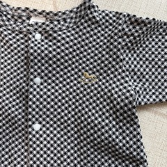 バースデイ　コトリ　cottoli チェック柄 ロンパースの画像