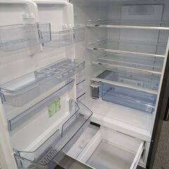 【左開き】4ドア冷凍冷蔵庫 AQUA ｱｸｱ AQR-SV36GL(S) 355L 2018年製：チタニウムシルバーの画像