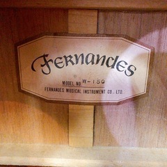 【売約済】フェルナンデス アコースティックギター アコギ 弦楽器 W-150 未整備品の画像