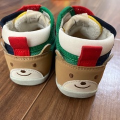 ミキハウス ホットビスケッツ ベビーシューズ 13cmの画像
