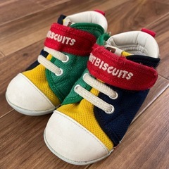 ミキハウス ホットビスケッツ ベビーシューズ 13cmの画像