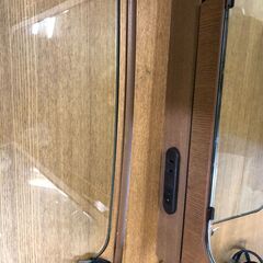 nt251202-007Z 三面鏡 鏡台 ドレッサー 鏡 収納 棚 和 中古現状品 コンセント有 中古家具の画像