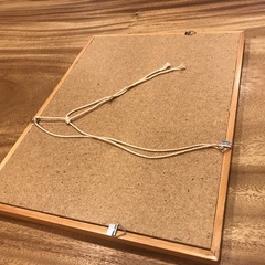 鏡　壁掛け、洗面所に置いたり出来るタイプです。　サイズ約縦40センチx横30センチ　　中古美品の画像